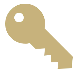 gold key for keyholding services