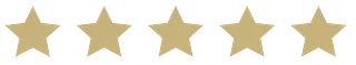 5 stars in gold award winning icons