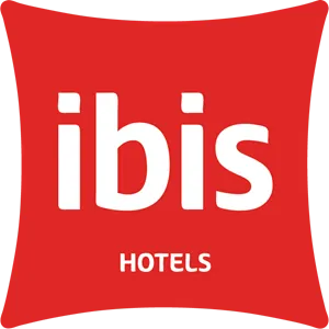 Big red ibis hotel logo for one of our security clients