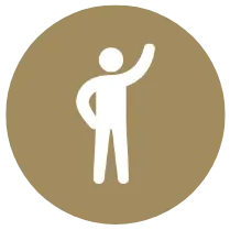 security guard man icon waving