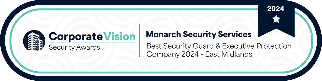 corporate vision security award banner - monarch security