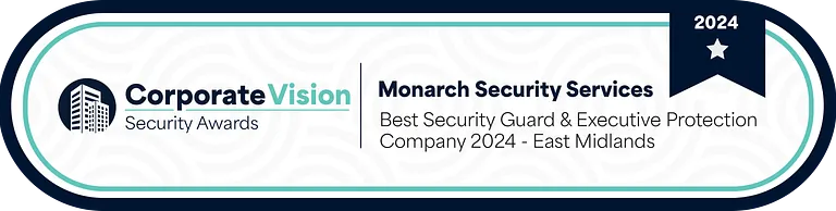 corporate vision security award banner - monarch security